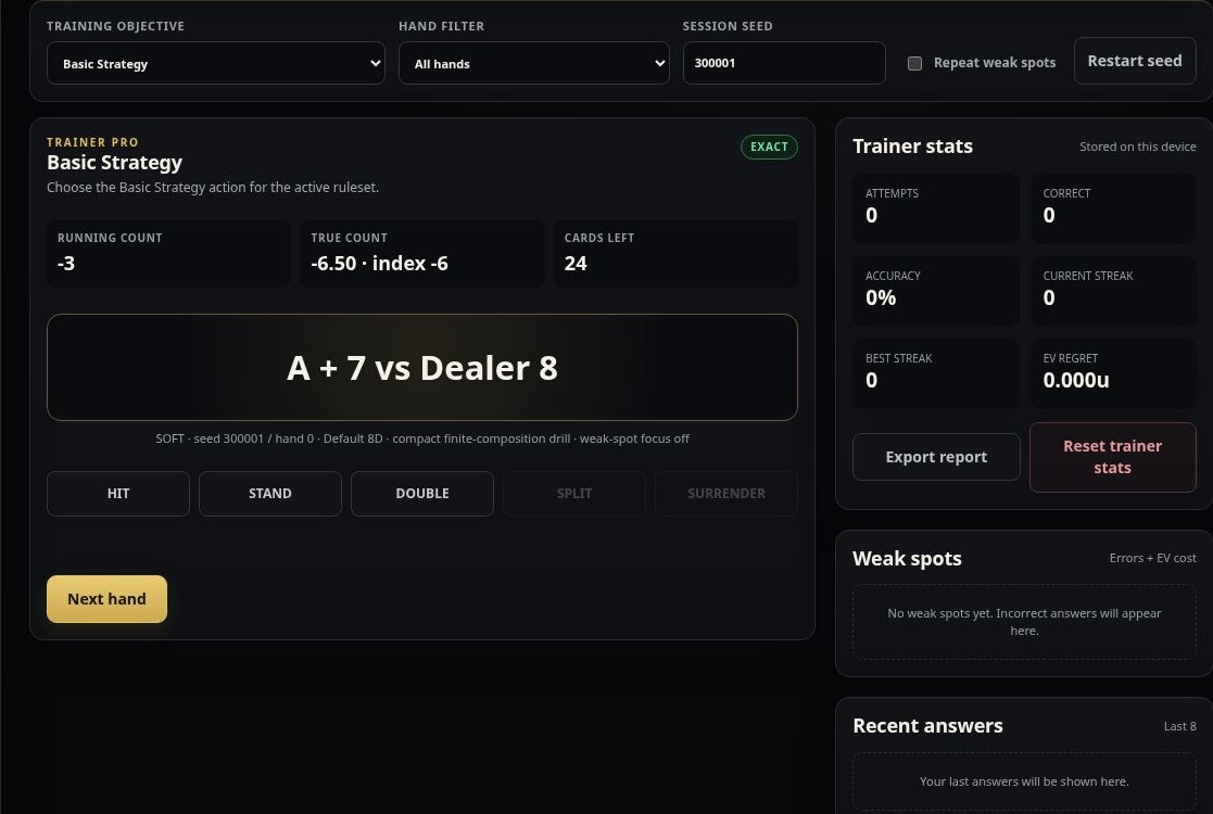 Advantage Count 0.32.1 Decision Trainer